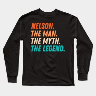 The Man The The Legend Father's Day Grandpa Long Sleeve T-Shirt